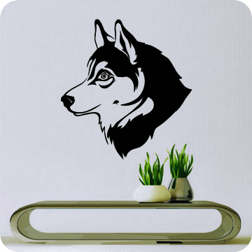 Bild zu Wandtattoo Husky