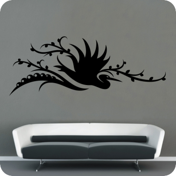 Bild zu Wandtattoo Kranich