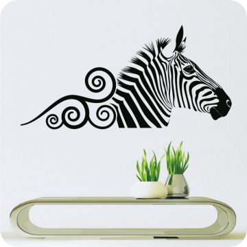 Bild zu Wandtattoo Zebra Ornament