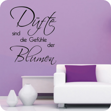 Bild zu Wandtattoo Düfte sind die Gefühle der Blumen