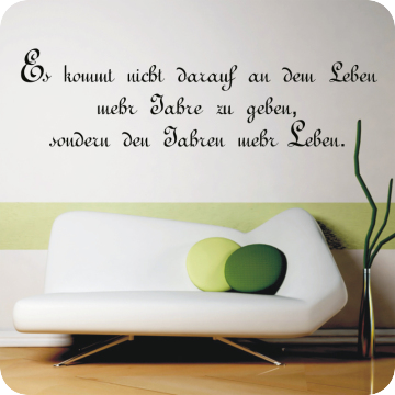 Bild zu Wandtattoo Es kommt nicht darauf an...