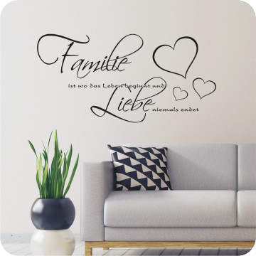 Wandtattoos | Wandtattoo Familie...