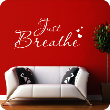 Bild zu Wandtattoo Just Breathe