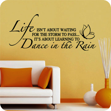 Bild zu Wandtattoo Life isn't about waiting