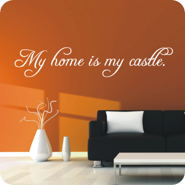 Bild zu Wandtattoo My Home is my Castle