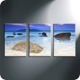 Leinwandbild Beach Rocks - Bild 2