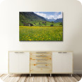 Leinwandbild Glarner Frühlingswiese - Bild 2