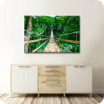 Leinwandbild Hängebrücke - Bild 2