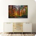 Leinwandbild Herbstwald - Bild 2