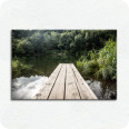 Leinwandbild Steg am Egelsee - Bild 1