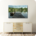 Leinwandbild Steg am Katzensee - Bild 2