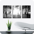 Leinwandbild Waldlichtung - Bild 1