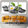 Leinwand-Bilder | Leinwandbild Zen Steine