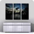 Leinwand-Bilder | Leinwandbild Zürich mit Hafenkran