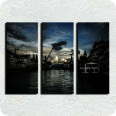 Leinwandbild Zürich mit Hafenkran - Bild 3