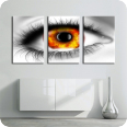 Leinwandbild burning eye - Bild 1
