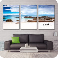Leinwand-Bilder | Leinwandbild penguin bay
