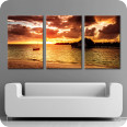 Leinwandbild silent beach - Bild 1