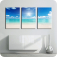 Leinwandbild white sands - Bild 1