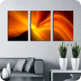 Leinwand-Bilder | Leinwandbild fancy waves No.9