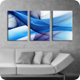 Leinwand-Bilder | Leinwandbild fractal clouds No.52