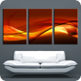Leinwand-Bilder | Leinwandbild fractal clouds No.64