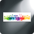 Leinwandbild Skyline Glarus - Bild 1