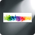 Leinwandbild Skyline Olten - Bild 1