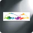 Leinwandbild Skyline Sion - Bild 1