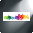 Leinwandbild Skyline Thun - Bild 1