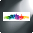 Leinwand-Bilder | Leinwandbild Skyline Uster