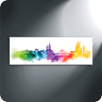 Leinwand-Bilder | Leinwandbild Skyline Winterthur