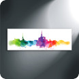 Leinwandbild Skyline Zug - Bild 1