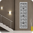 Wandbanner Scherenschnitt Alpaufzug - Bild 1