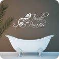 Wandtattoo Bade Paradies - Bild 2