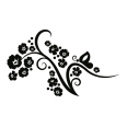 Wandtattoo Blüten Ornament - Bild 3