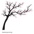 Wandtattoo Blüten zu Baum XXL - Bild 1