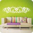 Wandtattoo Blumen Ornament - Bild 2