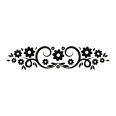 Wandtattoo Blumen Ornament - Bild 3