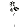 Wandtattoo Kugelblume - Bild 3