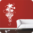 Wandtattoo Palmen-Ornament - Bild 2