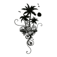 Wandtattoo Palmen-Ornament - Bild 3