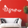 Wandtattoo Schmetterling Ranke - Bild 2