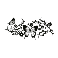 Wandtattoo Schmetterlingsranke  - Bild 3