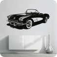 Wandtattoos | Wandtattoo Corvette C1 1958