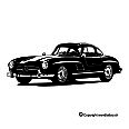 Wandtattoo Mercedes Benz 300 SL 1956 - Bild 3