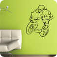 Wandtattoo Racebike - Bild 1