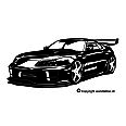 Wandtattoo Toyota Supra MK4 - Bild 3