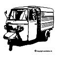 Wandtattoo Vespacar - Bild 3