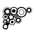 Wandtattoo Corner Circles - Bild 3
